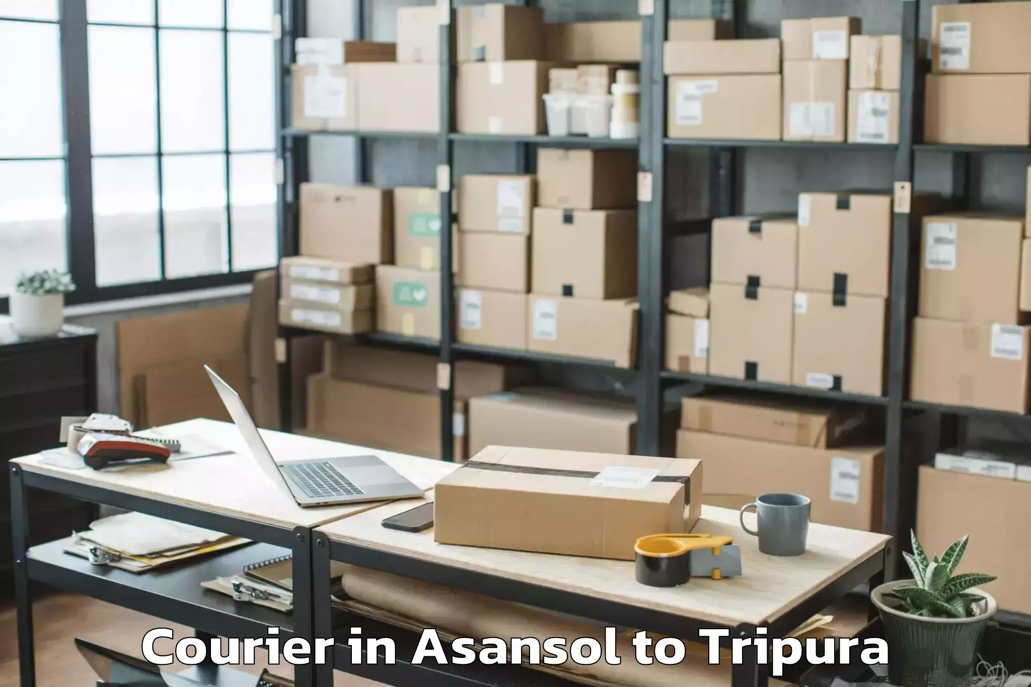 Discover Asansol to Belonia Courier